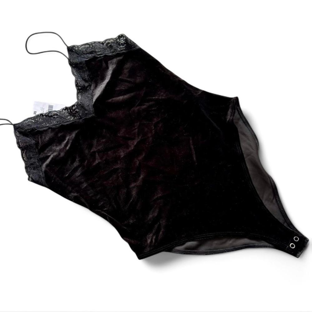 Elegant Black Lace Bodysuit